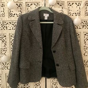 Loft heather grey blazer